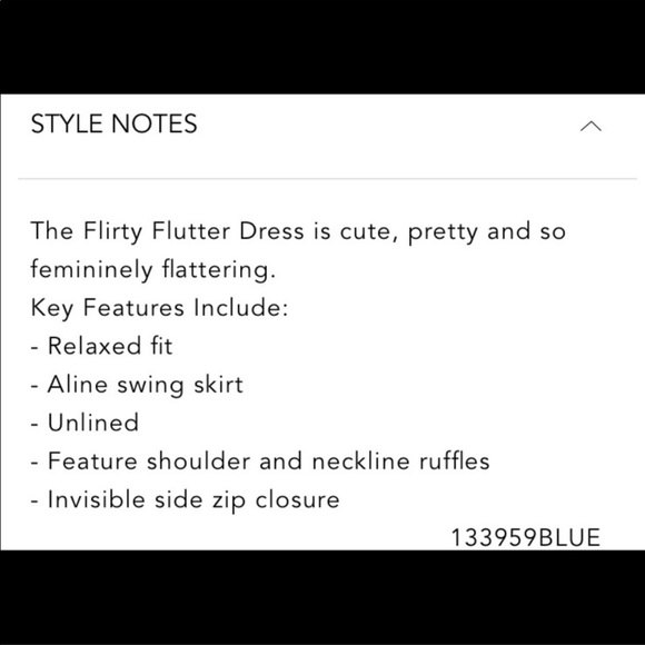 City Chic Blue Flirty Flutter Dress - Picture 12 of 13